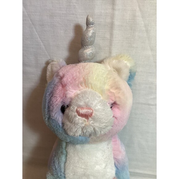 GUND Caticorn Shimmer Unicorn Cat 12" Plush Rainbow Tie Dye Stuffed Animal Toy - Picture 11 of 11